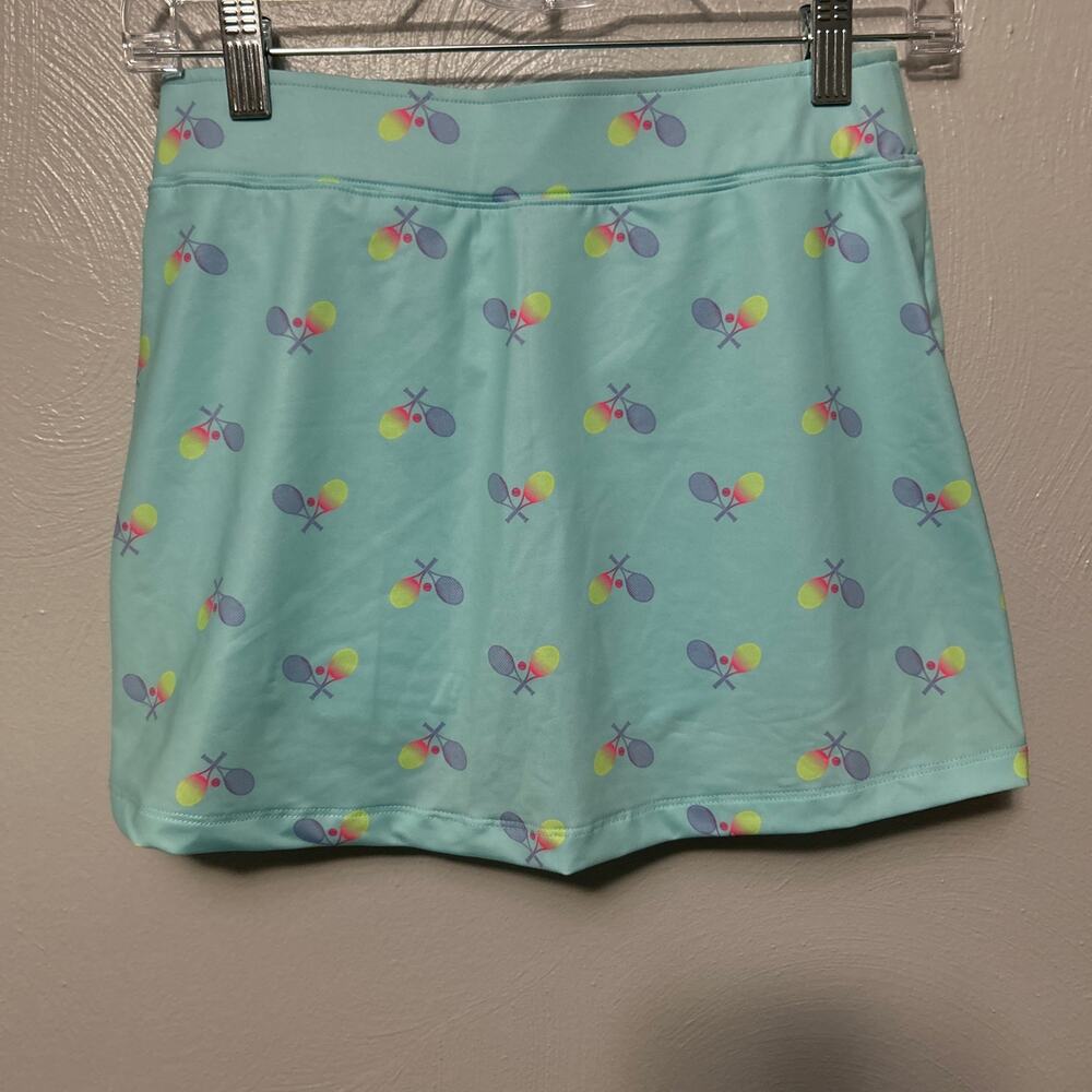 Prince Skort Girls Youth Blue Tennis Moisture Wicking Elastic Waist Large (14) - Picture 7 of 8
